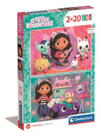 PUZZLE 2 x 20 EL SUPERCOLOR GABBY'S DOLLHOUSE