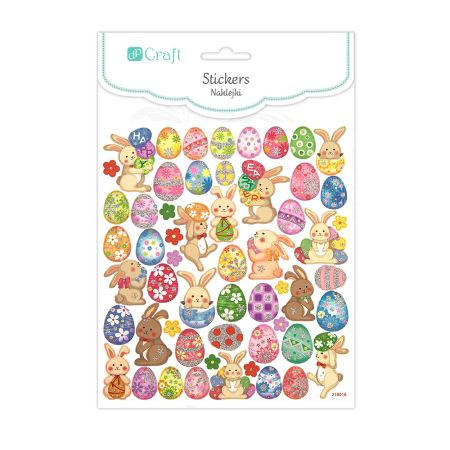 NAKLEJKI PISANKI I ZAJĄCE