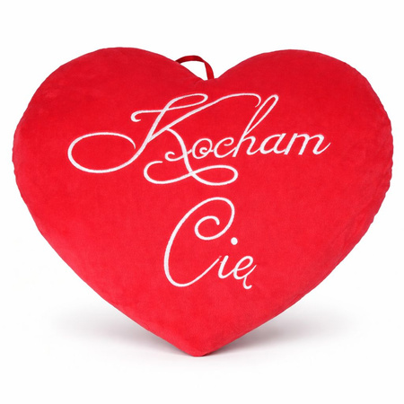 Serce z napisem 'Kocham Cię' 80 cm Walentynka
