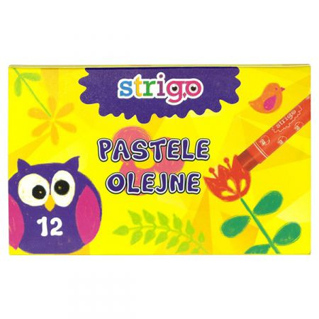 Pastele olejne 12 kolorów, Strigo