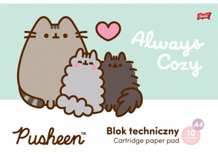 Blok techniczny A4 10k PUSHEEN