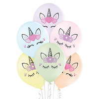 Balony UNICORN HEADS 6SZTUK Godan