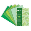Happy color Blok kreatywny- deco GREEN- odcienie zieleni, A4-170g