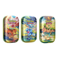 Pokémon TCG: Vibrant Paldea - Mini Tin,  Mix wzorów :Pachirisu, Leafeon, Oricorio