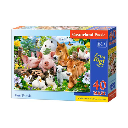 Castorland Puzzle 40 el. Maxi FARM FRIENDS