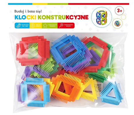 Klocki konstrukcyjne figury przestrzenne