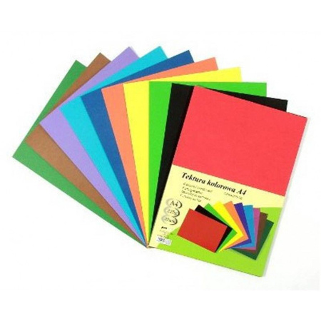 KARTON A4 225G 20ARK MIX KOLOR