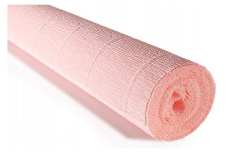 Krepina włoska 180g kolor 548 - róż budyniowy 'Rosa Camelia'