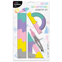 Zestaw geometryczny B puzzle 20 cm 4 elementy Kidea
