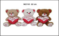 MIŚ Z SERCEM 3 KOL 22 CM  166647            W