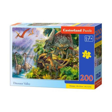 Castorland Puzzle  200 el. Dinosaur Valley