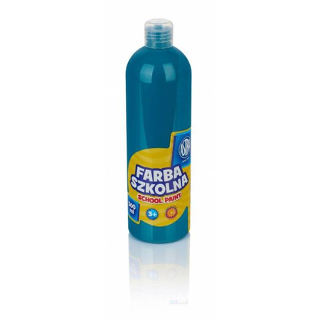 Farba Szkolna Plakatowa 500ml Turkusowa Astra