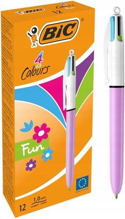 DŁUGOPIS BIC 4 COLORS 12SZT