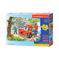 Castorland Puzzle 20 el. Maxi C-02146-1  FIRE BRIGADE