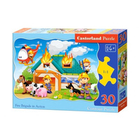 Castorland Puzzle  30 el.  B-03525-1 Fire Brigade in Action