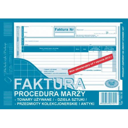 FAKTURA PROC MARŻY TOW A5