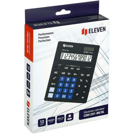 Eleven kalkulator CDB1201BK-BL