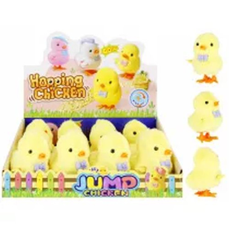 ZABAWKA NAKRĘCANA KURCZACZEK PLUSZOWY 10CM MC