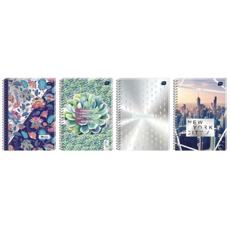 KOŁOZESZYT B5 100# Z KOL.MARG.METALLIC