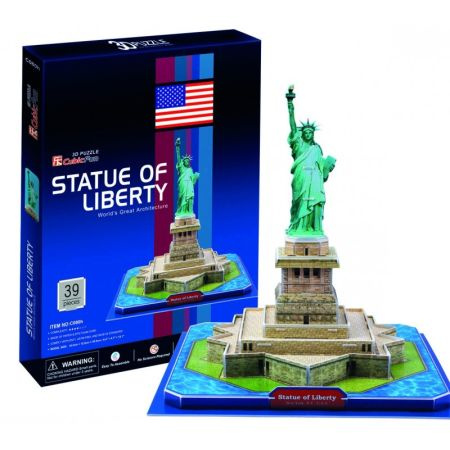 Puzzle 3D Statua Wolności Cubic Fun