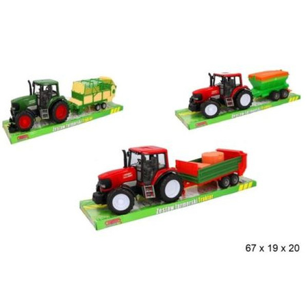 TRAKTOR Z MASZYNĄ ROLNICZĄ