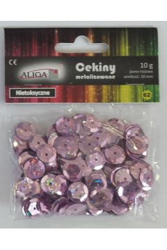 CEKINY HOLOG 8MM 10G J.RÓŻ