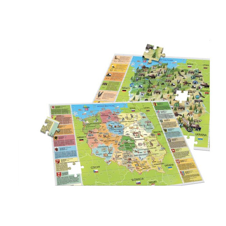 Puzzle Moja piękna Polska , Mały Geniusz, Lisciani