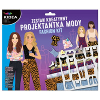 ZESTAW PROJEKTANTKA Z SZABLONAMI 10 ARKUSZY KIDEA