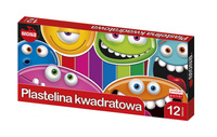 PLASTELINA 12 KWADRATOWA MONA