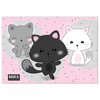 PODKŁAD OKLEJANY BACKUP 3 A 35 (KOTKI RÓŻOWY)