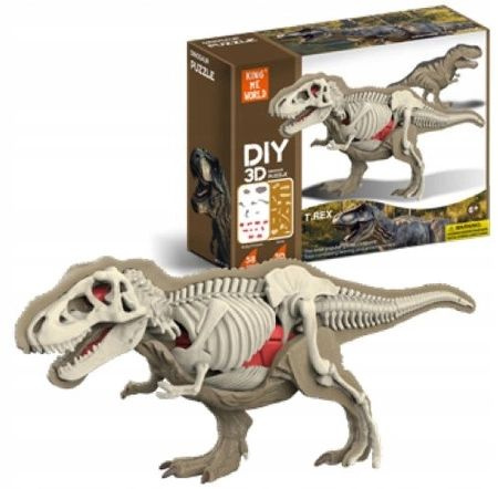 MODEL ANATOMICZNY DINOZAUR TYRANOZAUR, pak 120/2   zestaw elementów do
