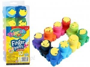 FARBY DO MALOWANIA PALCAMI 10 KOLORÓW