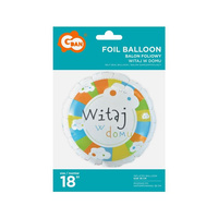 Balon foliowy Witaj w domu, 18'