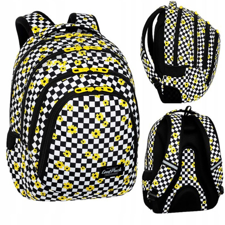 CoolPack Drafter3 Plecak Młodzieżowy Chess Flow