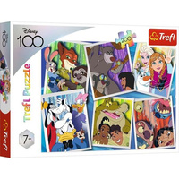 Puzzle 200 el. Bohaterowie Disney