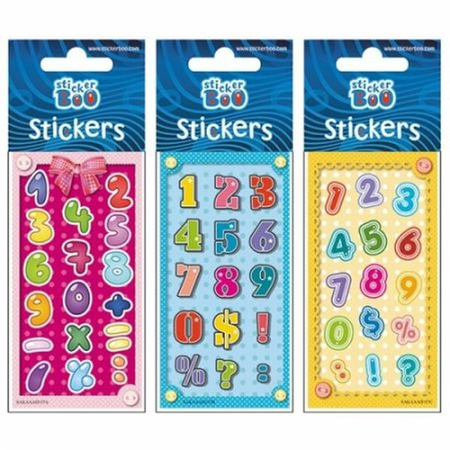 I NAKLEJ 66X180 S-BOO SILV CYFERKI2 PBH120/1800