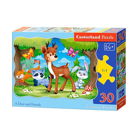 Castorland Puzzle  30 el.  B-03570-1 A Deer and Friends