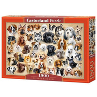 Castorland Puzzle 1500el. Collage with Dogs