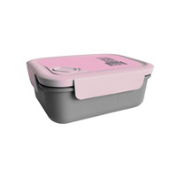 ŚNIADANIÓWKA STRIGHT PINK GREY mkmp