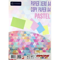 PAPIER A4 KSERO 100 5 KOL PASTEL