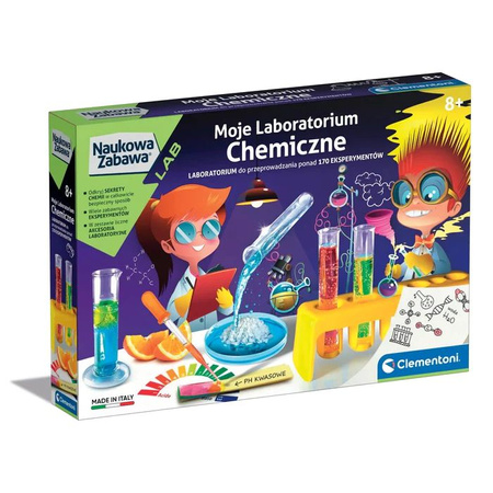 Clementoni Moje Laboratorium Chemiczne Naukowa Zabawa