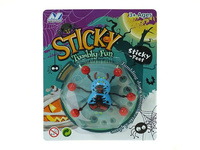 pająk żelowy, chodzący po szybie,; 17x14x3cm,