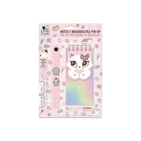 Notes z bransoletką Pin-up Kotek
