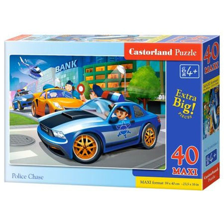 Castorland Puzzle 40 el. Maxi POLICE CHASE