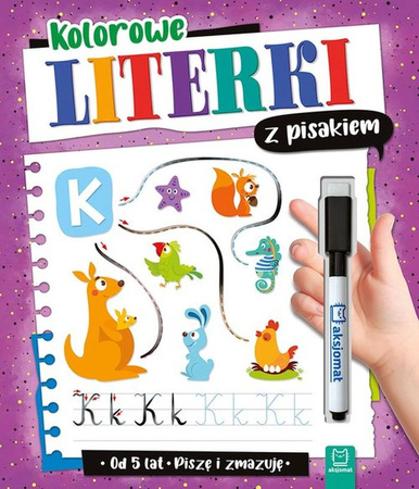 KOLOROWE LITERKI Z PISAKIEM OD 5L