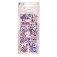 NAKLEJKI PET WRÓŻKI 6 ARKUSZY - AMETHYST