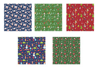 Papier ozdobny P2 200x70cm rolka 1 ark. Gwiazdka zest. 15 Grafika - Ba