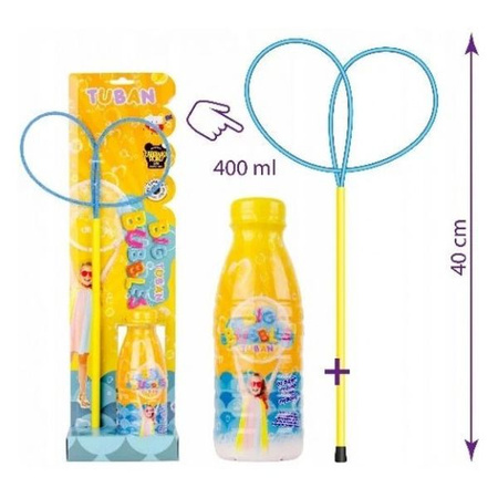 Tuban Bańki Mydlane 400ml Obręcz Motylek Zestaw