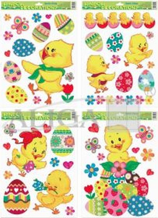 WITRAŻ FOLIA 20/30cm KACZKI mix wzorów