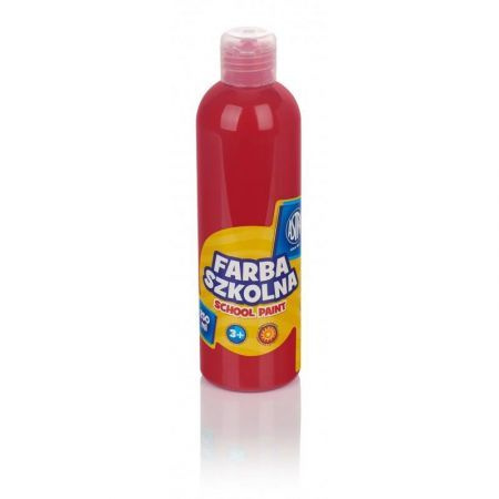 Farba Szkolna Plakatowa 250ml C.Czerwona Astra